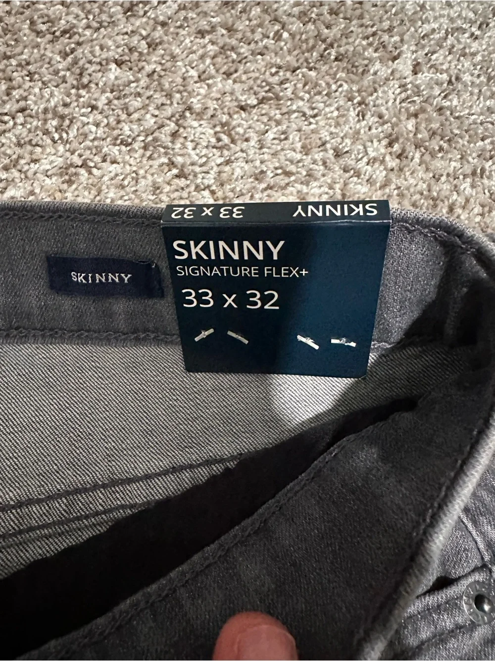 J. Crew Men's Slim Gray Skinny Jeans